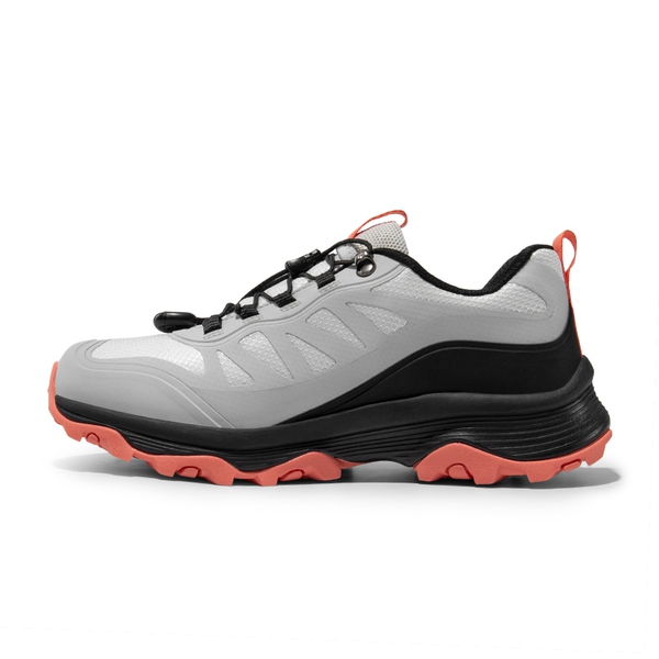 Women's Waterproof Mesh Hiking Shoes - GREY PINK - 4
